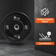 thumbnail image 5 of Olym-Pic Bumper Plates Set, 2-Inch Universal Fit Rubber Weight Plates with Steel Insert for Home Gym & Strength Training, 5 of 8
