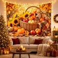 thumbnail image 3 of Still Life Bountiful with Harvest Realistic Harvest Toned Woven, Mystical Fantasy for Space Lovers, Galaxy Room Decor, Halloween Gift, Tapestry Wall Hanging for Bedroom and Dorm, 3 of 7