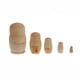 thumbnail image 2 of Almacén de Liquidación Muñeca Rusa de Anidación En Blanco Matryoshka de Madera Sin Pintar Xihbxyly Juego de 5, 2 of 6