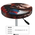 thumbnail image 4 of Lsque Chucky Round Bar chair cushion covers Velvet Fabric Premium Comfort Protects from Scratches and Stains for 14-17 Inch Chair- 13 inch, 4 of 7