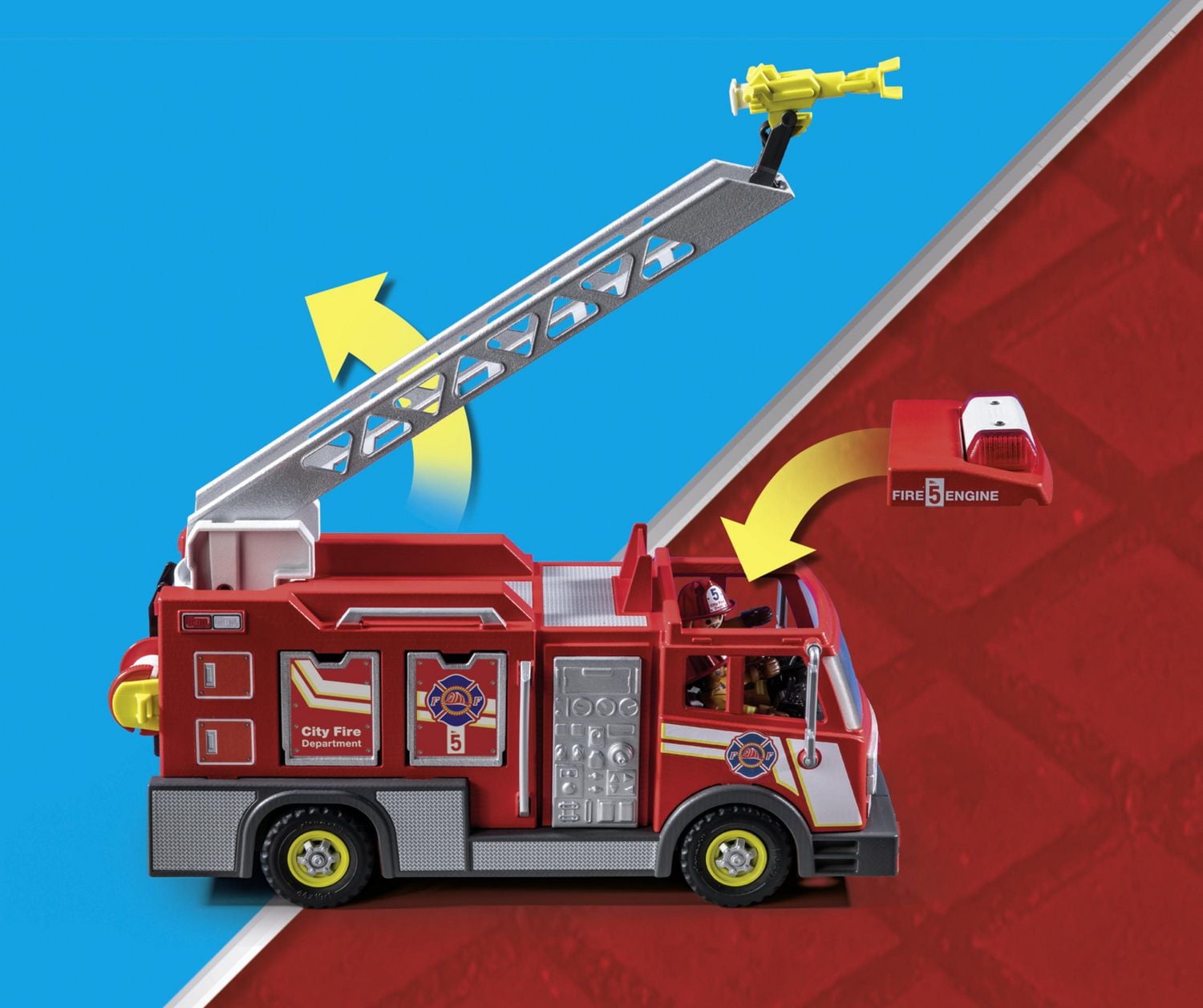 Playmobil Fire Truck, Light and Sounds