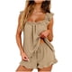 thumbnail image 2 of mfyjkho Pantalones Cortos Para Correr, Conjunto De Pijama De Cuello Redondo Liso Para Mujer, Ropa De Casa, Camiseta Sin Mangas, Blusa Y Pantalones Cortos. Pantalones Cortos Deportivos Para Mujer Xxl, 2 of 8