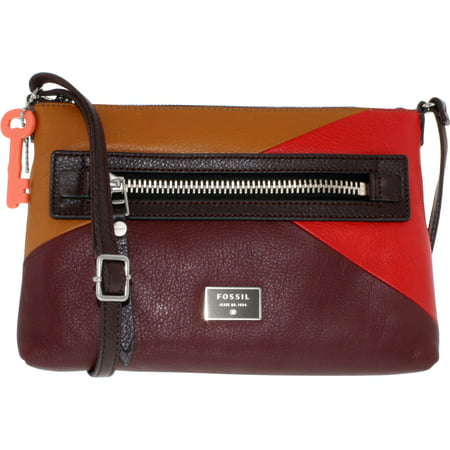 UPC 723764491692 product image for Fossil Women's Dawson Crossbody Bag Leather Cross-Body Baguette - Red Multi | upcitemdb.com