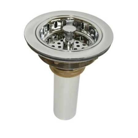 

Chrome Plated Cast Brass Body with Stainless Steel Basket Strainer