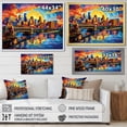 thumbnail image 4 of Designart "Minneapolis Popart Colorful City wall decor II" Minneapolis Canvas Art Print, 4 of 5