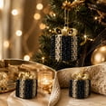 thumbnail image 6 of AOMXGD Black Gold Christmas Hanging Ornaments, Glitter Sequined Ball Wreath Gift‑Box‑Style Pendants for Xmas Tree Indoor Holiday Party Decor Supplies, 6 of 6