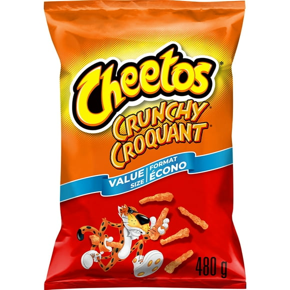 Cheetos Croquant grignotines à saveur de fromage, format économique 480 g.