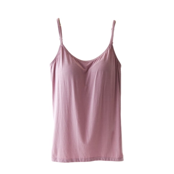 Camisole de Yoga Femme Haut Gilet D\'entraînement Physique Vêtements de Gym Multifonctionnels Finition Soignée Respirant Extérieur Près de la Peau Soutien-Gorge Lavable Cami-top Rose m