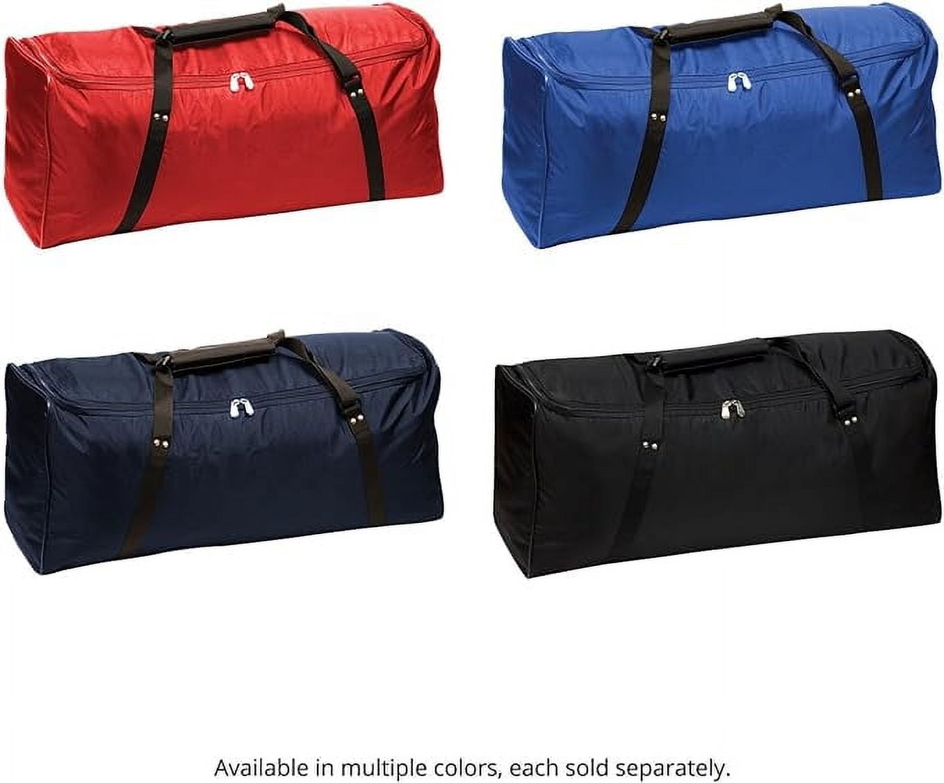 Champion Sports 420 Denier® Nylon Deluxe Equipment Bag with Strap and Inside Pocket - 36"L x 13"W x 15"H - Black