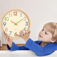 thumbnail image 3 of Reloj De Pared Para Niños, Reloj De Pared Moderno Lab.G, Multicolor, 3 of 5