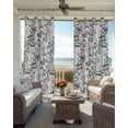 thumbnail image 4 of Blackout Curtains for Bedroom, Spring Botanical Birds Room Darkening Window Drapes for Living Room, Garden Floral Twigs Farmhouse Thermal Insulated Grommet Curtains, 52x84 inch, 2 Panels, 4 of 9