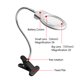 thumbnail image 5 of Lupa Irfora Pro Flexible manos libres lupa lámpara de escritorio brillante LED iluminado lupa con abrazadera para leer punto de cruz Irfora Lupa, 5 of 7