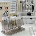 thumbnail image 5 of Caja de Almacenamiento de Cosméticos de Escritorio, Organizador de Brochas de Maquillaje, Compartimento para Joyas y Lápiz Labial, Contenedor para Estante de Baño y Encimera., 5 of 5