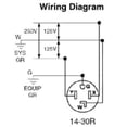 thumbnail image 5 of Leviton R10-00278-S00 30 Amp Flush Mount Dryer Outlet, 5 of 5