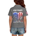 thumbnail image 6 of Grblisyd Boys July 4th Golf Polo Shirts 1776 Short Sleeve Girls Uniform Shirts American Flag Button Down Shirts 2-13 Years, 6 of 6