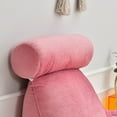 thumbnail image 5 of TOPCHANCES Large Backrest Reading Pillow, Adult Back Pillow, Bed Rest Pillow with Detachable Neck Roll & Higher Support Arms, 30*15*20 inch, Pink, 5 of 7