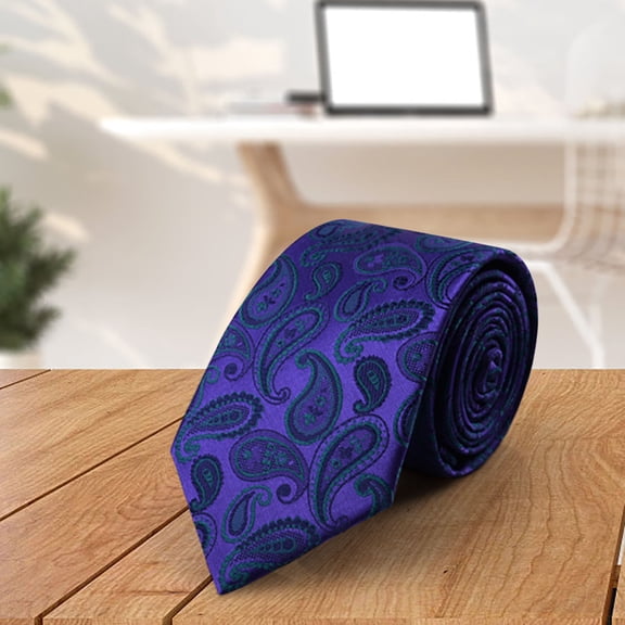 Ahabrexf Men's Fashion Slim Satin Tie,Solid Color Various Colors Polyester Necktie