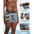 thumbnail image 4 of INNERSY Men's Underwear Soft Mesh Breathable Boxer Briefs 4-Pack(X-Large,Colorful Geometric), 4 of 6
