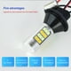 thumbnail image 3 of Kenally Luz de giro de circulación diurna Universal para coche, 2 piezas, lámpara de señal de vehículo DRL, piezas de repuesto de iluminación Bombillas para automóviles Tipo 2 Kenally VI018457-02, 3 of 6