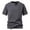 Dark Gray, variant on VSSSJ Mens Athletic Tee Shirts Muscle Slim Fit Short Sleeve T Shirt V-Neck Cotton Casual Solid Basic Henley Shirt Gym Workout T-Shirts Dark Gray XL