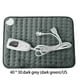 thumbnail image 2 of Monstrate Almohadilla de calefacción cálida ajustable Control inteligente manta eléctrica impermeable calentamiento rápido cómodo calentador accesorio Suministros térmicos gris oscuro 2 Monstrate HA073659-02, 2 of 6