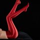 thumbnail image 1 of Medias de licra brillante y opacas para mujer, medias deportivas para fitness, 1 of 5
