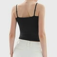 thumbnail image 5 of WTXUE Camisole Tops Square Neck Sports Bras for Women Padded Wirefree Workout Crop Tank Tops With Built In Bra Athletic Tank Tops Corset Tank Top Yoga Tank Tops for Women Black L, 5 of 5