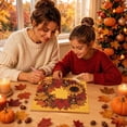 thumbnail image 2 of DIY Autumn Harvest Pumpkin Pearl Diamond Art Kit, 3D Pearl Diamond Art for Adults, Autumn Pearl Painting Kit with Beads and Canvas, Fall Home Wall Decor Craft Gift,D, 2 of 6