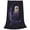 Black, variant on Owl Blanket Crescent Moon Galaxy Stars Night, Soft Cozy Flannel Throw For Couch And Sofa, Aesthetic Celestial Nature Decor 50x40