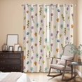 thumbnail image 3 of Kitchen Curtains 84 Inch Length 2 Panels, Spring Flowers Grommets Window Treatment Curtain, Vintage Wildflowers Country Pastoral Plants Thermal Curtains Drapes for Living Room/Bathroom, 3 of 9