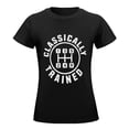 thumbnail image 5 of Classically Trained Women’s Cotton Short Sleeve T-Shirt HD Graphic Print Casual Crew Neck Tee 2XL, 5 of 7