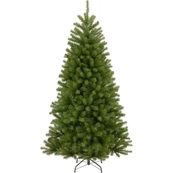 National Tree Company 7.5 ft Unlit North Valley Spruce Artificial Christmas Tree, 1,346 Tips, Includes Stand, Green