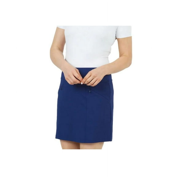 Ibkul Women's Straight Skort Navy Small