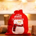 thumbnail image 3 of Cheapark Cute Christmas Drawstring Gift Bags - Festive Reusable Present Bags for Holiday Gifting, Christmas Party Favor Supplies, 3 of 6