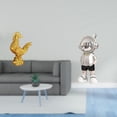 thumbnail image 2 of Escultura de pollo, figura decorativa de resina, adorno de escritorio, estatua de , ideal para la oficina, el hogar, la estantería, la sala, 2 of 8