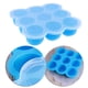 thumbnail image 5 of Recipiente portátil de silicona de seguridad para alimentos de bebé, con 9 compartimentos, para guardar gelatina y congelador (azul cielo), 5 of 7