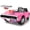 Pink, variant on iYofe 24V 2 Seater Licensed 1970 Dodge Charger R/T Powered Ride-On Car with Remote Control & Safety Belt, Pink