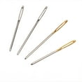 thumbnail image 4 of 8-Piece Large Collapsible Embroidery Stitchery Hand Quilting Bead Sewing Pin Blunt Manual Stainless Steel Needle Set, 4 of 7