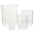 thumbnail image 2 of Shisuyan 4pcs Glass Beaker Set Chemistry Beaker Measuring Cup Laboratory Glassware, 2 of 8