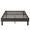 Coffee Brown, variant on Einfach 13.8" Full Size Wooden Bed Frame with Recessed Design and Upgraded Structure, No Box Spring Needed, Black