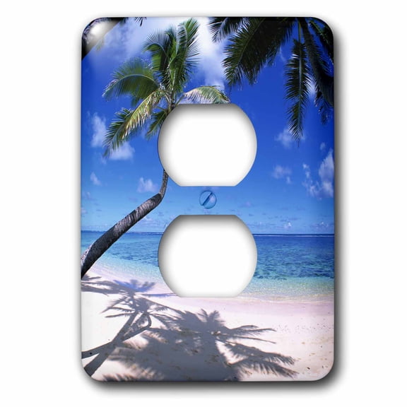 3dRose, Kaaawa Beach, Oahu, Hawaii, USA - US12 DPB0801 - Douglas Peebles, 2 plug outlet cover