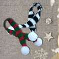thumbnail image 3 of Hesroicy 2 piezas de mini bufandas navideñas con elementos navideños, pequeñas bufandas decorativas realistas para casa de muñecas, pequeñas bufandas decorativas para micropaisaje, 3 of 8