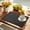 Black, variant on Placemats Set of 4, Sage Green Striped Washable Wipeable Table Mats for Dining Tables, Modern Abstract Art Wave Moire Gradient Indoor Outdoor Waterproof Kitchen Place Mats for Holiday Table Decor
