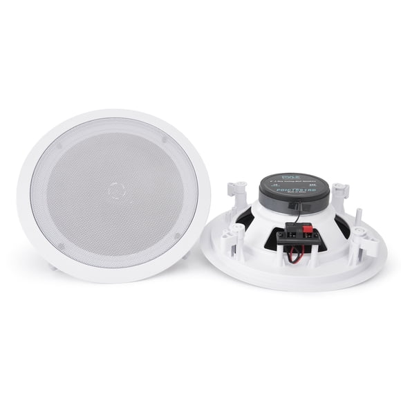 Pyle 8 Inch In Wall In Ceiling 2 Way Home Theater 250W Stereo Speakers (Pair)