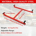 thumbnail image 2 of QinaQin Adjustable Truck Bed Lift, 800-Pound Heavy-Duty Steel Bed Support Frame, Extendable From 43.3 Inches To 79.3 Inches, 2 of 7
