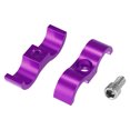 thumbnail image 6 of 4 Pcs AN8 Car Hose Separator Clamp Aluminum Alloy Fuel Line Mounting Divider Fitting Adapter Purple, 6 of 6