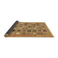 thumbnail image 2 of Ahgly Company Indoor Square Abstract Brown Modern Area Rugs, 8' Square, 2 of 4
