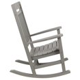 thumbnail image 4 of Flash Furniture Winston All-Weather Poly Resin Rocking Chair in Gray, 4 of 10