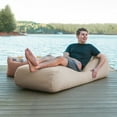 thumbnail image 3 of Jaxx Arlo Outdoor Bean Bag Sun Lounger | Pool Patio Chaise Recliner |, Flax, 3 of 4