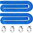 thumbnail image 1 of Replacement Pool Hoses for Above Ground Pools 1 1/4, 59" Long Above Ground Pool Hoses (Blue, 2 Pcs), 1 of 7